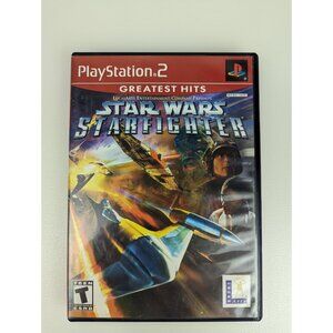 Star Wars Star Fighter Playstation 2 PS2 Starfighter Game Greatest Hits